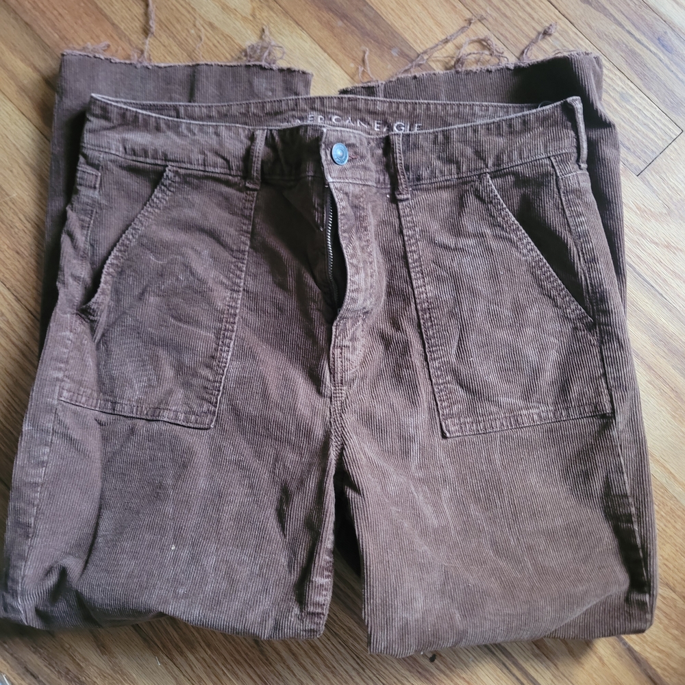 Brown Corduroy Womens Pants